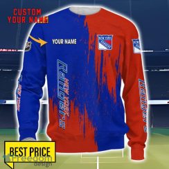 New York Rangers 3D All Printed T-Shirt Sweathirt Hoodie Bomber Jacket Personalized Name For Fans Product Photo 3