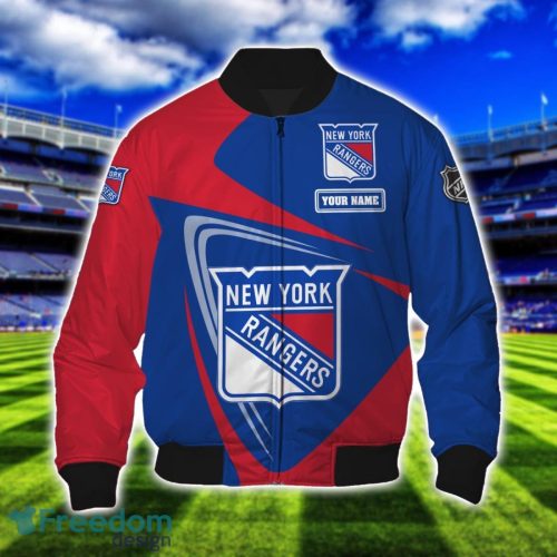 New York Rangers Team 3D T-Shirt Sweatshirt Hoodie Bomber Custom Name Sport Gift For Men And Women Product Photo 4