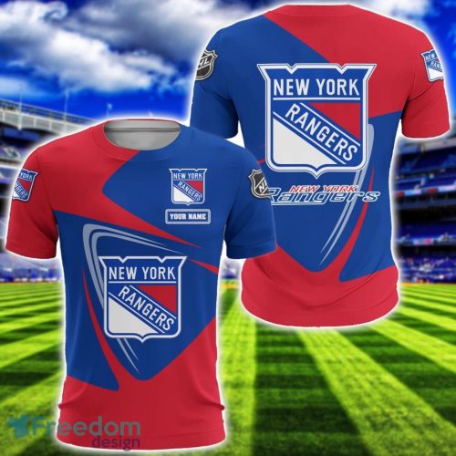 New York Rangers Team 3D T-Shirt Sweatshirt Hoodie Bomber Custom Name Sport Gift For Men And Women Product Photo 5