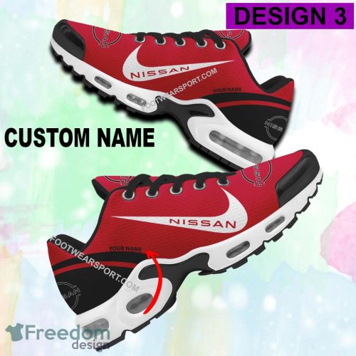 Nissan Car Racing Air Cushion Sport Sneaker New Design Personalized Gift TN Shoes Fans - Style 3 Nissan Car Racing Air Cushion Sport Shoes Personalized