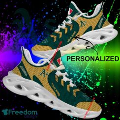 Oakland Athletics Max Soul Shoes Custom Name Hot 2024 Gift Evoke Running Sneakers - MLB Oakland Athletics Runing Shoes 2024 Custom Name_2