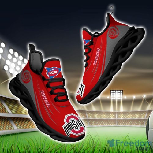 Ohio State Buckeyes Max Soul Shoes NCAA Men And Women Running Sneakers Product Photo 3