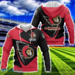 Ottawa Senators Team 3D T-Shirt Sweatshirt Hoodie Bomber Custom Name Sport Gift For Men And Women