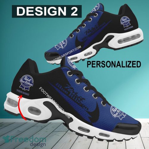 Pabst Blue Ribbon Air Cushion Sport Sneaker New Design Personalized Gift TN Shoes Fans - Style 2 Pabst Blue Ribbon Air Cushion Sport Shoes Personalized