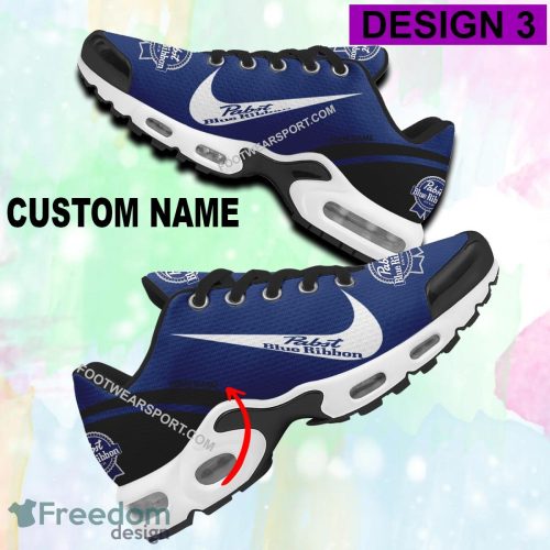 Pabst Blue Ribbon Air Cushion Sport Sneaker New Design Personalized Gift TN Shoes Fans - Style 3 Pabst Blue Ribbon Air Cushion Sport Shoes Personalized