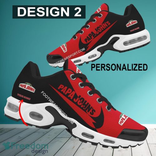 Papa John's Pizza Air Cushion Sport Sneaker New Design Personalized Gift TN Shoes Fans - Style 2 Papa John's Pizza Air Cushion Sport Shoes Personalized