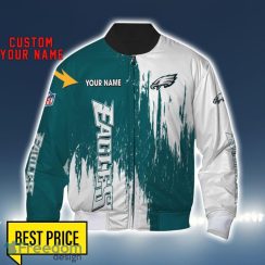 Philadelphia Eagles 3D All Printed T-Shirt Sweathirt Hoodie Bomber Jacket Personalized Name For Fans Product Photo 4