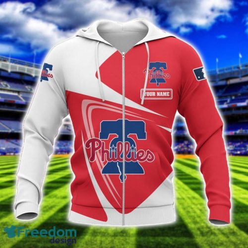 Philadelphia Phillies Team 3D T-Shirt Sweatshirt Hoodie Bomber Custom Name Sport Gift For Men And Women Product Photo 2