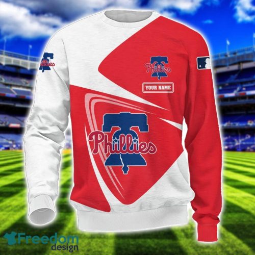 Philadelphia Phillies Team 3D T-Shirt Sweatshirt Hoodie Bomber Custom Name Sport Gift For Men And Women Product Photo 3