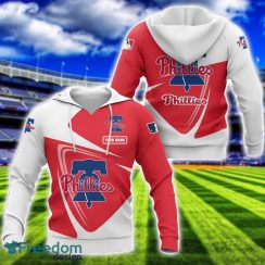 Philadelphia Phillies Team 3D T-Shirt Sweatshirt Hoodie Bomber Custom Name Sport Gift For Men And Women