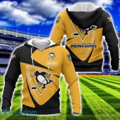 Pittsburgh Penguins Team 3D T-Shirt Sweatshirt Hoodie Bomber Custom Name Sport Gift For Men And Women