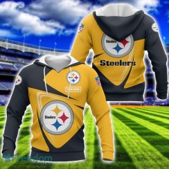 Pittsburgh Steelers Team 3D T-Shirt Sweatshirt Hoodie Bomber Custom Name Sport Gift For Men And Women