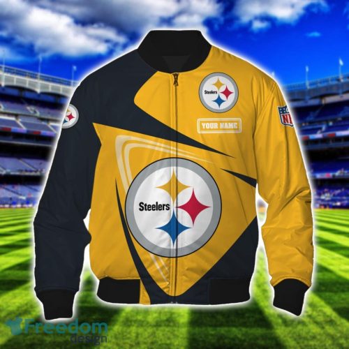 Pittsburgh Steelers Team 3D T-Shirt Sweatshirt Hoodie Bomber Custom Name Sport Gift For Men And Women Product Photo 4