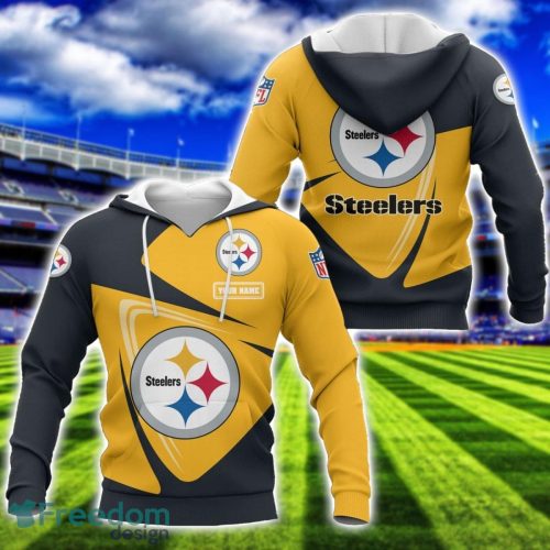 Pittsburgh Steelers Team 3D T-Shirt Sweatshirt Hoodie Bomber Custom Name Sport Gift For Men And Women Product Photo 1