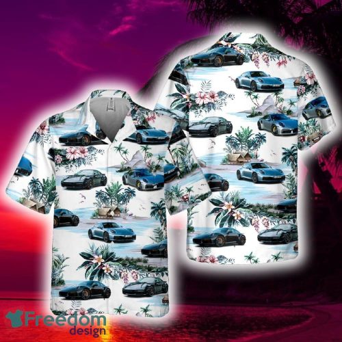 Porsche 911 Turbo Pocket Hawaiian Shirt - Porsche 911 Turbo Pocket Hawaiian Shirt