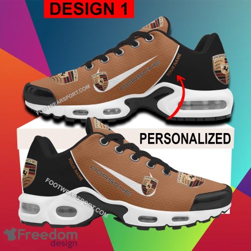 Porsche Car Racing Air Cushion Sport Sneaker New Design Personalized Gift TN Shoes Fans - Style 1 Porsche Car Racing Air Cushion Sport Shoes Personalized