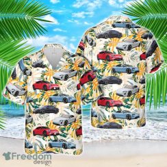 Porsche Taycan Turbo S Hawaiian Shirt 3D Printed Beach Lover Gift