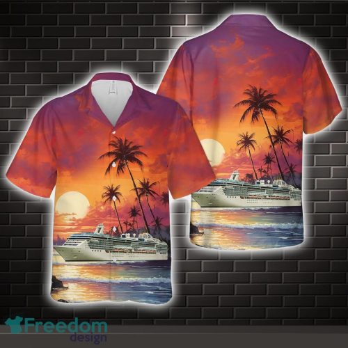 Princess Cruises MS Island Princess (2002) Hawaiian Shirt Beach Holiday Product Photo 1