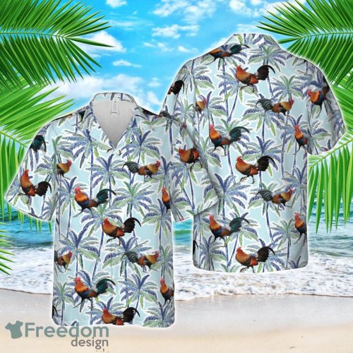 Red junglefowl Hawaiian Shirt Summer Beach Shirt Product Photo 1