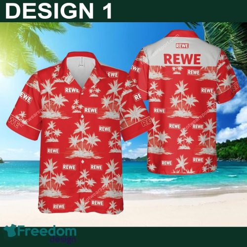 Rewe Retro New Hawaiian Shirt Coconut Tree Pattern For Summer - Brand Style 1 Rewe Hawaiian Shirt Coconut Tree Pattern