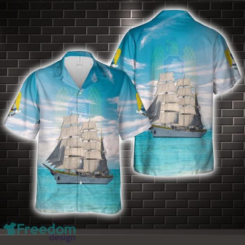 Romanian Navy Mircea (ship) All Printed 3D Hawaiian Shirt For Men Women Product Photo 1