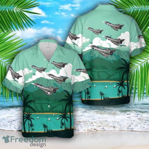 Royal Air Force Eurofighter Typhoon FGR.4 ZK349 - Battle of Britain All Printed 3D Hawaiian Shirt For Men Women Product Photo 1