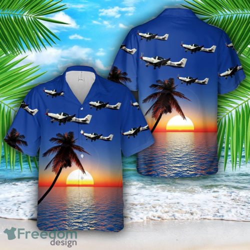 Royal Air Force ZM311 Grob G120TP Prefect T1 cn 11129 Hawaiian Shirt Hoilday Gift Product Photo 1