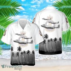 Royal Australian Air Force No. 77 Squadron RAAF Gloster Meteor All Printed 3D Hawaiian Shirt For Men Women