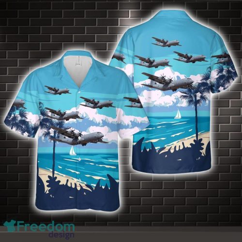 Royal Canadian Air Force Lockheed Martin CC-130J-30 Hercules (L-382) All Printed 3D Hawaiian Shirt For Men Women Product Photo 1