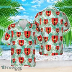 Royal Danish Army Danish Artillery Regiment (Danske Artilleriregiment) Hawaiian Shirt Summer Beach Shirt