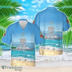 Royal Danish Navy HDMS Esbern Snare (F342) All Printed 3D Hawaiian Shirt For Men Women