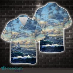 Royal Navy HMS Richmond (F239) Type 23 frigate All Printed 3D Hawaiian Shirt For Men Women