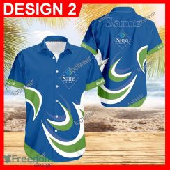 Sam’s Club Hawaiian Shirt Logo Brand Design For Men Gifts Summer Holiday - Sam’s Club Hawaiian Shirt Brand Style 2