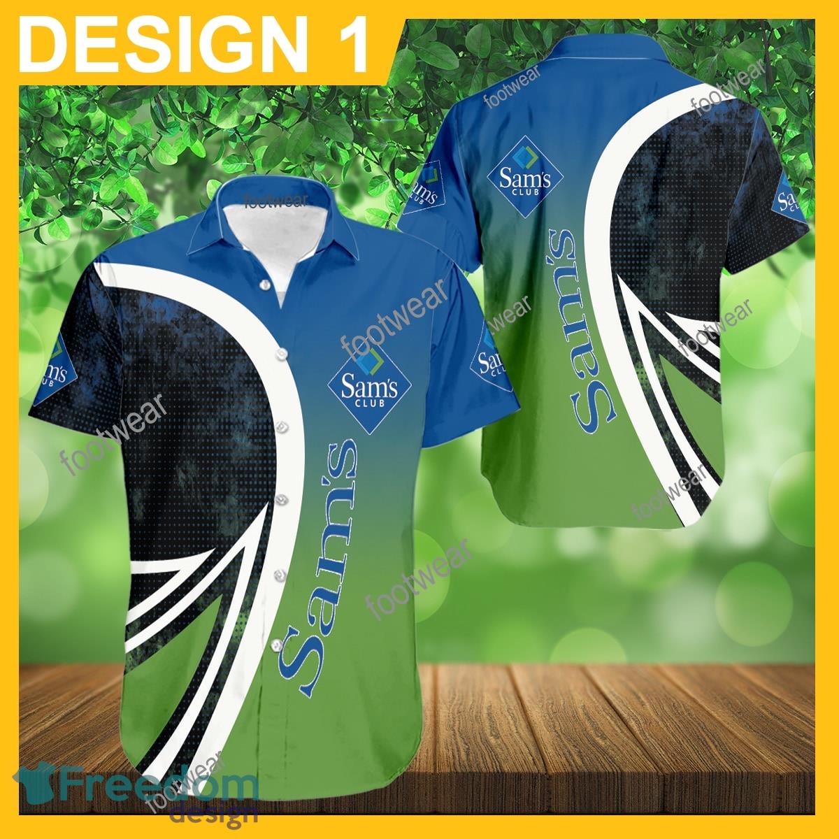 Sam’s Club Hawaiian Shirt Logo Brand Design For Men Gifts Summer Holiday - Sam’s Club Hawaiian Shirt Brand Style 1