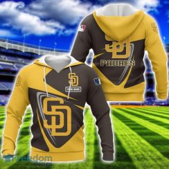 San Diego Padres Team 3D T-Shirt Sweatshirt Hoodie Bomber Custom Name Sport Gift For Men And Women