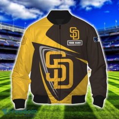 San Diego Padres Team 3D T-Shirt Sweatshirt Hoodie Bomber Custom Name Sport Gift For Men And Women Product Photo 4