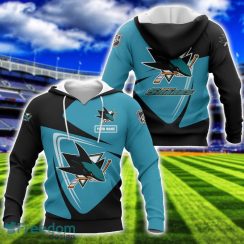 San Jose Sharks Team 3D T-Shirt Sweatshirt Hoodie Bomber Custom Name Sport Gift For Men And Women