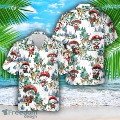 Santa Parachute Christmas Hawaiian Shirt Aloha Beach Shirt