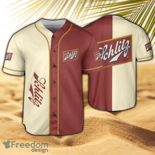 Schlitz Dual Color Baseball Jersey Shirt For Beer And Vodka Lovers Product Photo 1