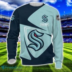 Seattle Kraken Team 3D T-Shirt Sweatshirt Hoodie Bomber Custom Name Sport Gift For Men And Women Product Photo 3