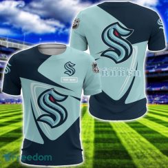 Seattle Kraken Team 3D T-Shirt Sweatshirt Hoodie Bomber Custom Name Sport Gift For Men And Women Product Photo 5