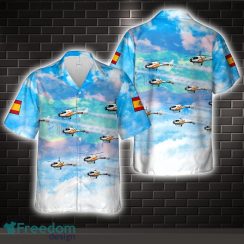 Spanish Air and Space Force Eurocopter EC-120B Colibri Hawaiian Shirt Unisex For Men Women