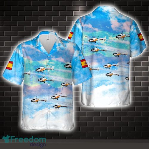 Spanish Air and Space Force Eurocopter EC-120B Colibri Hawaiian Shirt Unisex For Men Women Product Photo 1