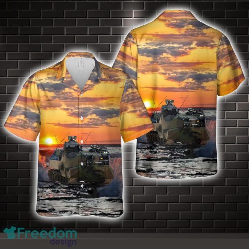 Spanish Marine AAV-7A1 Hawaiian Shirt Unisex For Men And Women Product Photo 1