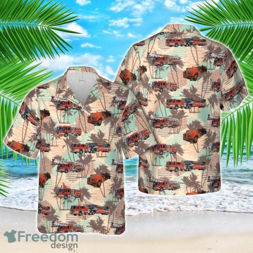 Staunton, Virginia, City of Staunton Fire Department- Station 1 Hawaiian Shirt Hoilday Gift Product Photo 1