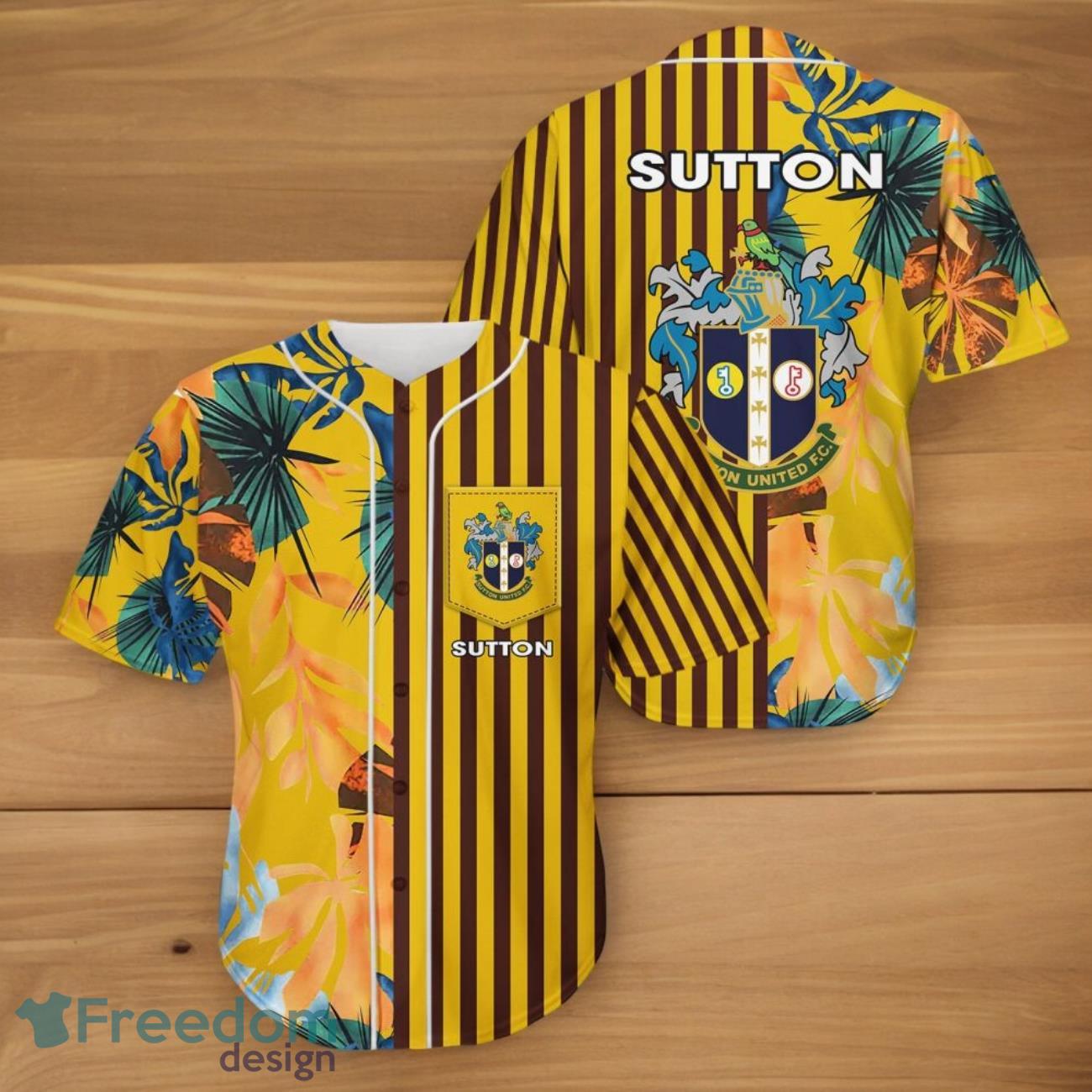 Sutton United Baseball Jersey Trending Design 2024 For Men Women Product Photo 1