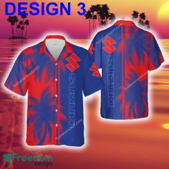 Suzuki Motorcycle Sunset Logo AOP Hawaiian Shirt Coconut Tree Pattern Men And Women Gift - Car Style 3 Suzuki Motorcycle Hawaiian Shirt Coconut Tree Pattern