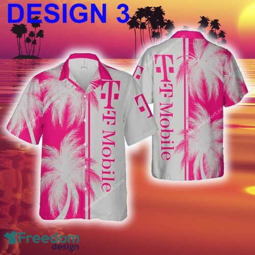 T Mobile Natural New Aloha Hawaiian Shirt Coconut Tree Pattern Gift For Fans - Brand Style 3 T Mobile Hawaiian Shirt Coconut Tree Pattern