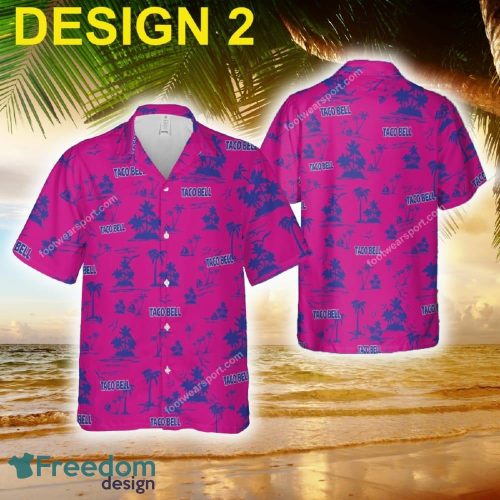 Taco Bell Latest Hawaiian Shirt Coconut Tree Pattern Men And Women Gift - Brand Style 2 Taco Bell Hawaiian Shirt Coconut Tree Pattern