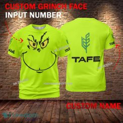 Tafe Tractor Grinch Face 3D Hoodie, Zip Hoodie Green AOP Custom Number And Name image Tafe Tractor Grinch Face 3D Hoodie, Zip Hoodie Green AOP Custom Number And Name - Tafe Tractor Grinch Face 3D T-Shirt